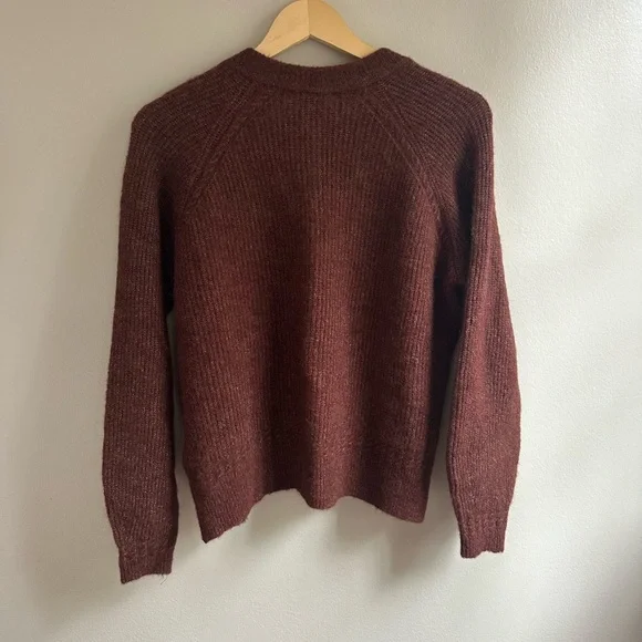 Sézane Othello Cardigan Mocha | Alpaca Knit | Size XS - Picture 5 of 5